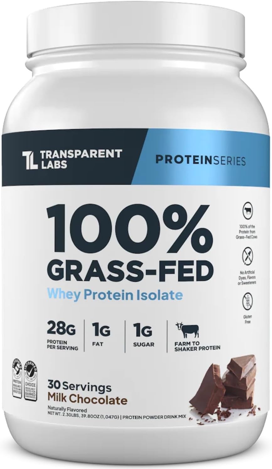 Grass-Fed Whey Protein Isolate 2LB