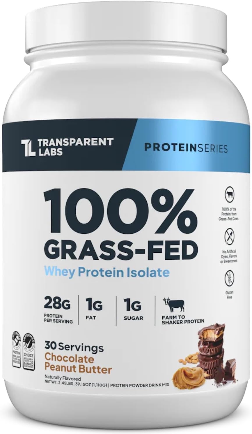 Grass-Fed Whey Protein Isolate 2LB