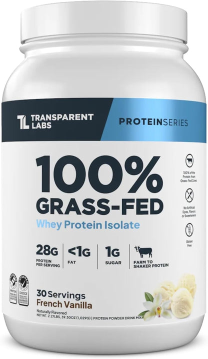 Grass-Fed Whey Protein Isolate 2LB